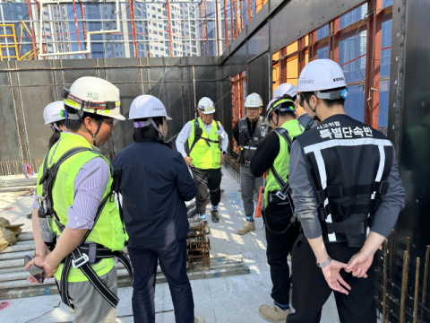 안전보건공단 부산본부, 고위험 건설현장 패트롤 집중점검 추진