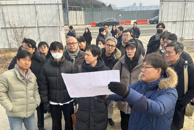 행정중심복합도시건설청(행복청)은 1월 23일 ‘대통령 세종집무실’ 건축설계공모 참가신청 업체를 대상으로 현장설명회를 개최했다. 행복청 제공