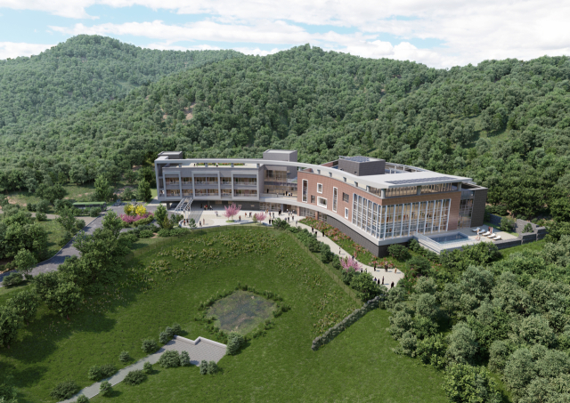 고성 자란도 해양치유센터 조감도. 고성군 제공