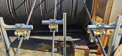 실시간 항만 크레인 와이어로프 결함 진단 시스템 실증현장.