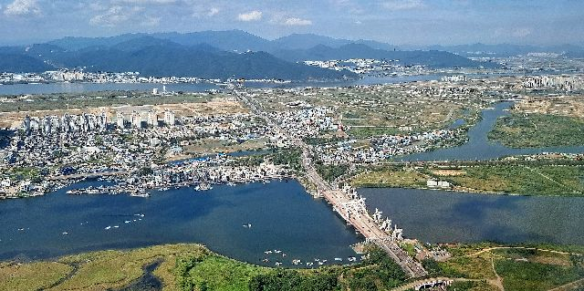 부산 강서구 에코델타시티와 그린데이터센터 집적단지 일대. 김경현 기자 view@