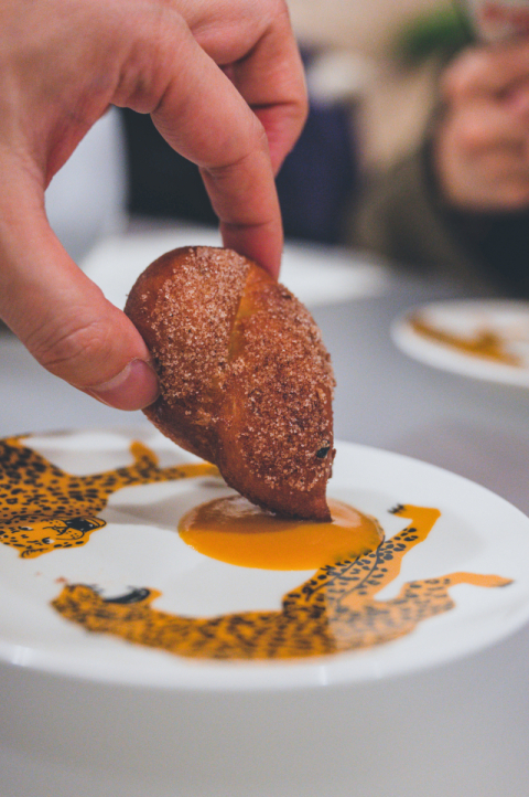 시오콘부를 더한 꽈배기와 제주 감귤 쿨리. ‘아워플래닛’ 제공