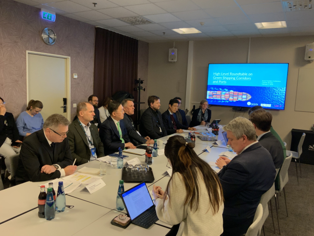 2026 북극 프런티어에서 열린 ‘친환경 해운과 항만에 관한 고위급 대화’ 세션.