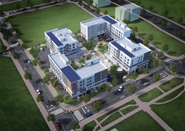 경남 의령군 청년 임대아파트 조감도. 의령군 제공