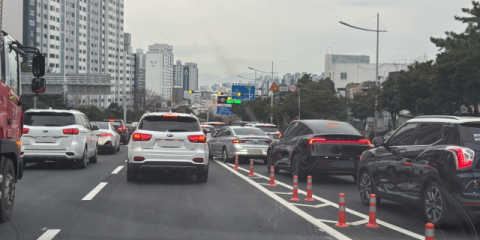 출근 시간 9분대 주파했지만… 진출입로 극심한 혼잡 현실로