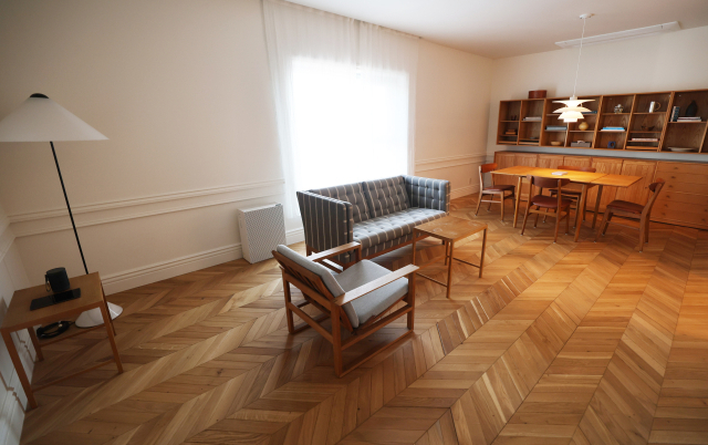 스테이 ‘아파트먼트풀 포룸스’ 내부 모습. 이재찬 기자 chan@