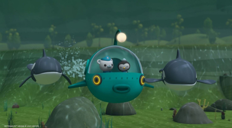 애니메이션 ‘바다 탐험대 옥토넛 어보브 앤 비욘드 : 육지생물 구조작전’ 스틸컷. 올스타엔터 제공