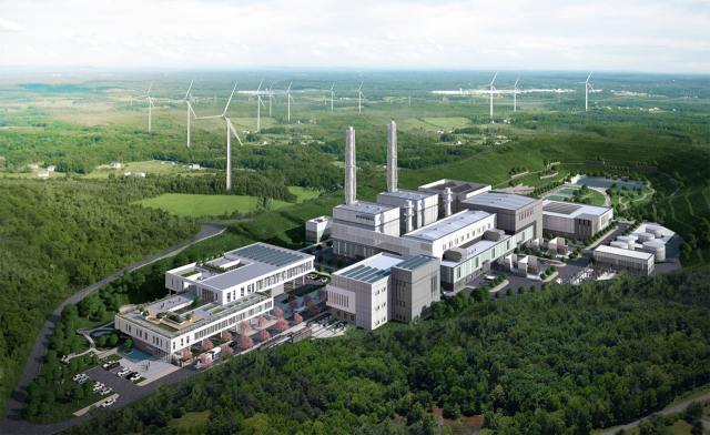 제주청정에너지복합발전소 조감도. 동서발전 제공