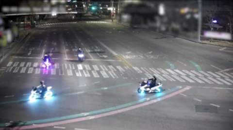 [영상] 부산서 난폭운전 일삼은 오토바이 폭주족 14명 검거