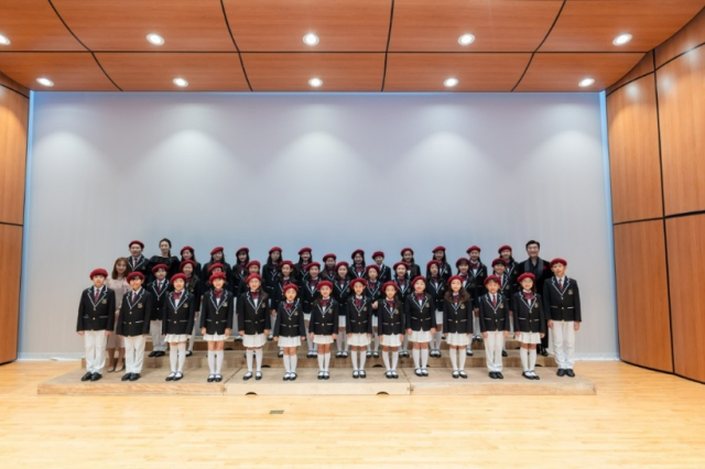 금정구소년소녀합창단 모습. 부산문화회관 제공