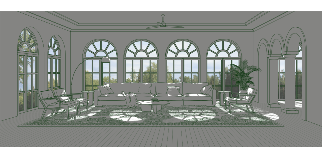 황선태, Space with Sunlight, 2024. 리앤배 제공