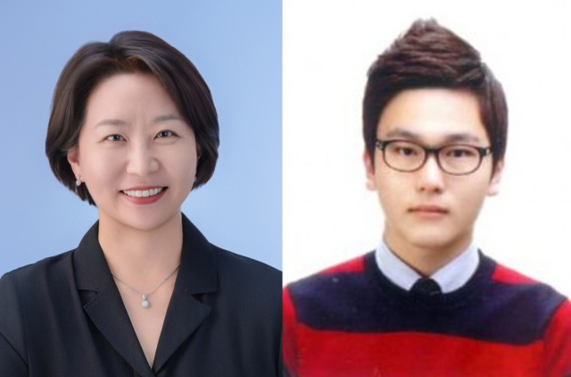 UNIST 박지영 교수(좌측)와 조우빈 박사(제1저자). UNIST 제공