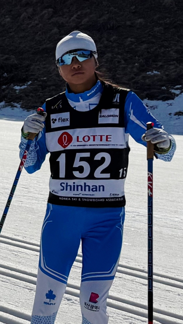 동계체전 4관왕 오신비 학생. 부산시스키협회 제공