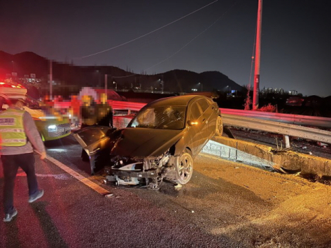 김해서 사고 수습하던 운전자 치어 숨지게 한 50대 입건