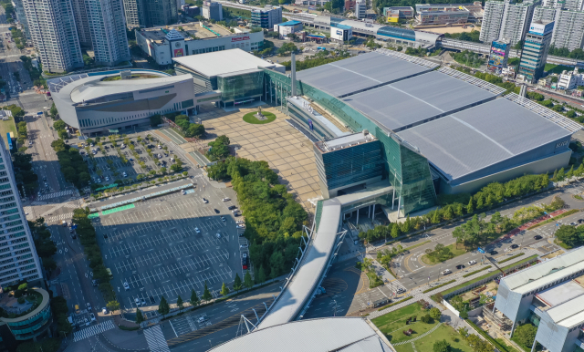 벡스코 제3전시장 예정 부지. 김종진 기자