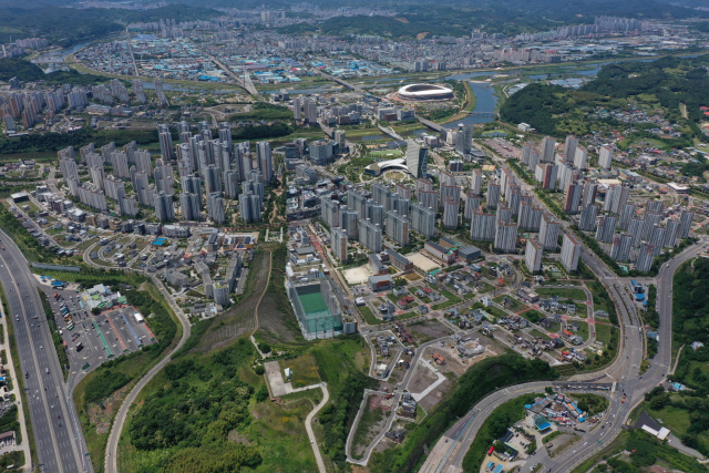 경남진주혁신도시 전경. 진주시 제공