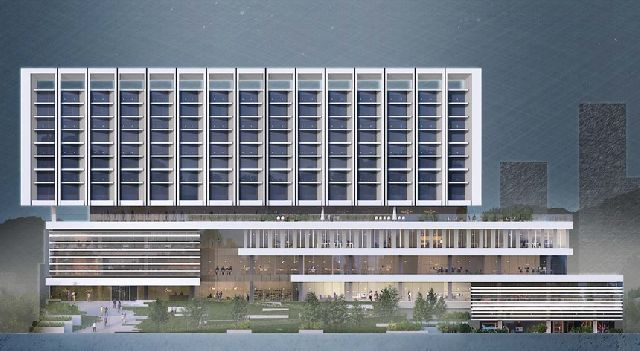 부산 동구 북항 정부 부산지방합동청사 조감도. 부산일보DB