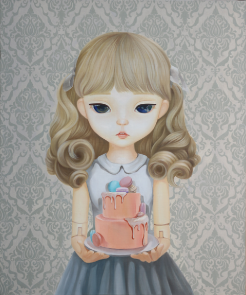 최해인 - Cake, 72.7x60.6cm, Oil on canvas, 2023