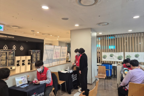 건협부산동래, 롯데백화점 광복점 임직원 대상 건강캠페인 진행