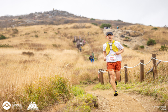 트레일러닝 대회에 출전한 이승훈 교수.