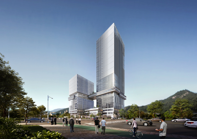 서부산행정복합타운 조감도. 부산시 제공