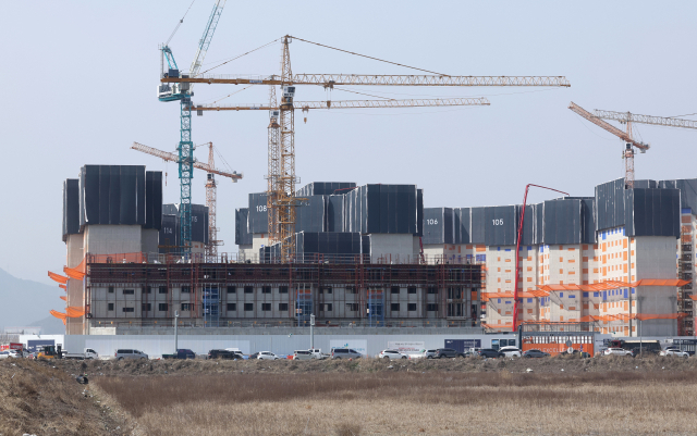 부산 강서구의 한 건설 현장. 부산일보DB