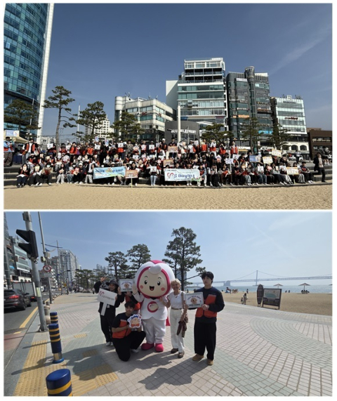수영구자원봉사센터, 광안리 해변서 ‘펫티켓 캠페인’ 전개