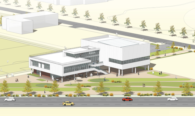 경남 의령군 의령읍 서동리에 들어설 ‘시니어 친화형 국민체육센터’ 조감도. 의령군 제공