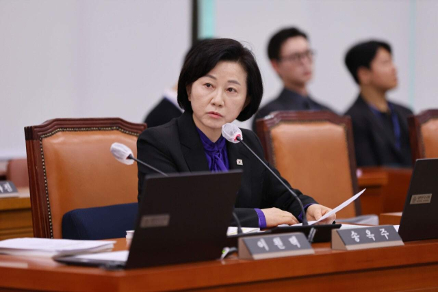 질의 중인 송옥주 국회의원. 송옥주 의원 제공