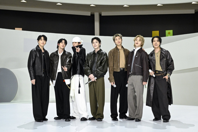 그룹 방탄소년단(BTS)이 정규 5집 '아리랑'(ARIRANG)으로 영국에 이어 미국 앨범 차트 1위도 석권했다. 사진은 그룹 방탄소년단(BTS). 연합뉴스