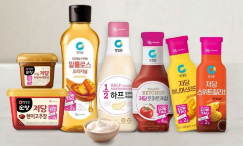 대상 청정원이 선보인 저당 마요네즈와 케첩 등의 제품. 청정원 제공