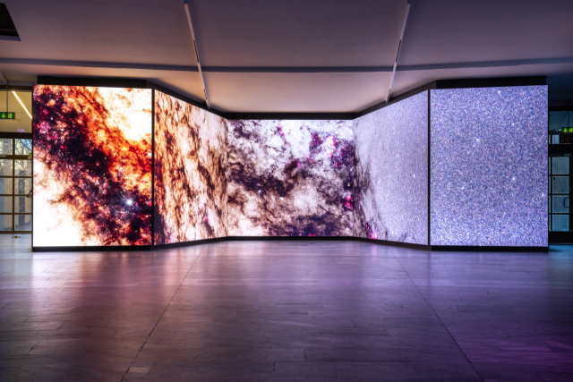 독일 자이스 천체투영관에 설치된 삼성전자 몰입형 디스플레이.삼성전자 제공