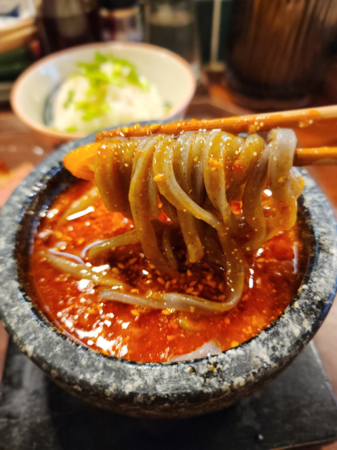 ‘양산국밥’과 ‘타라코소바’가 협업해서 ‘김치츠케멘’을 선보였다.