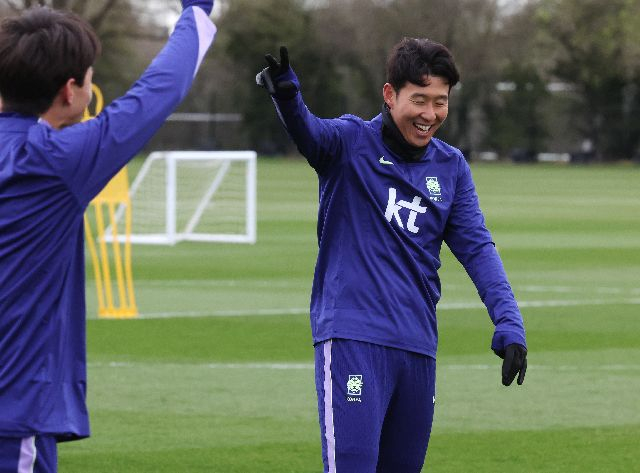 소속 팀의 챔피언스컵 일정으로 대표팀 합류가 늦어질 것으로 예상되는 축구 국가대표팀 손흥민. 연합뉴스