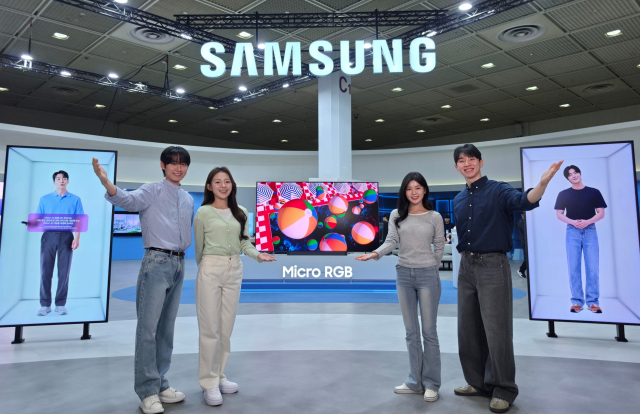 22일 서울 강남구 삼성동 코엑스에서 개막한 ‘2025 월드IT쇼’ 삼성전자 부스 모습.삼성전자 제공