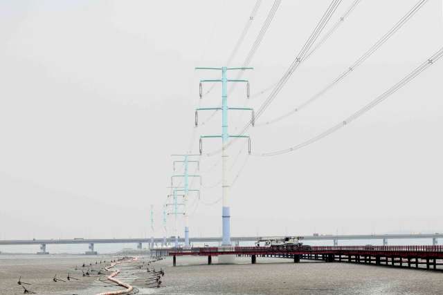 345kV 북당진-신탕정 송전선로. 산업부 제공