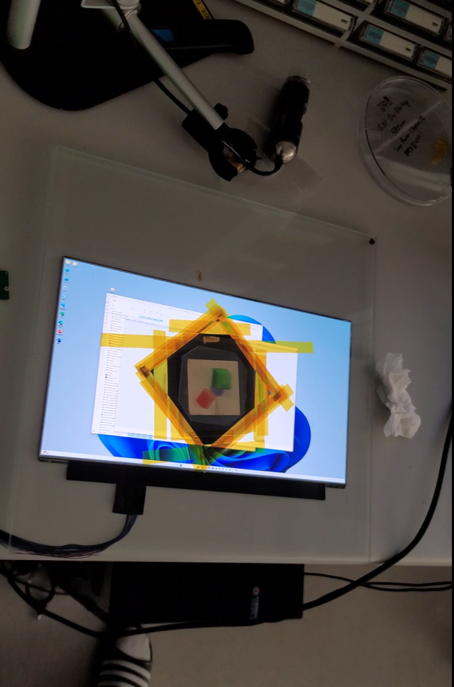 과학기술정보통신부는 포항공과대학교 노준석 교수 연구팀과 삼성전자 삼성리서치 비주얼 테크놀로지팀이 차세대 광학소자인 ‘메타렌즈’를 활용해, 하나의 렌즈로 2D와 3D를 자유자재로 전환하는 기술을 공동 개발했다고 23일 밝혔다. 연구성과 브리핑 시연 영상. 과기정통부 제공