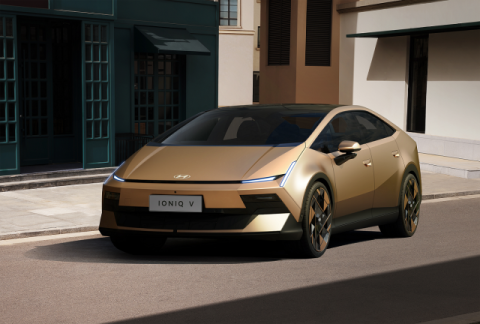 현대자동차가 중국 시장을 공략한 아이오닉 V를 2026 베이징 국제 모터쇼에서 공개했다. 현대차 제공