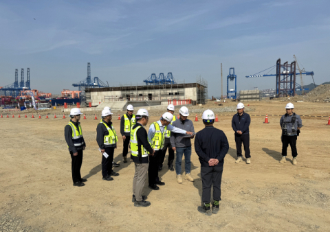 현장 안전점검 사진.(부산항만공사 제공)