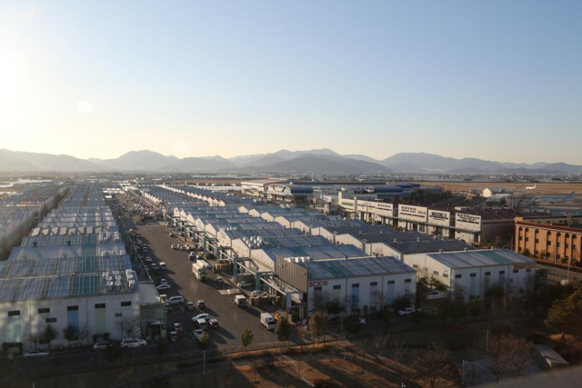 서부산유통단지 모습. 부산진해경제자유구역청 제공.