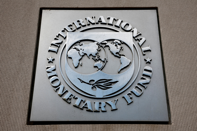 IMF 본부 현판. 로이터 연합뉴스