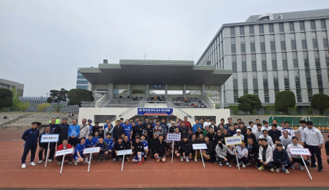 동명대·동아대 연합팀, ‘전국교수축구대회’ 준우승
