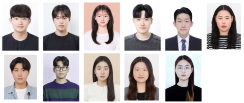 (윗줄 왼쪽부터) 강진민, 강치우, 김나율, 김태민, 박수호, 박영희, 박준서, 손태인, 여지선, 조윤혜, 차보미 학생. 부산가톨릭대 제공