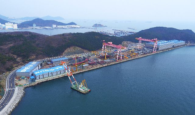 대선조선 다대조선소. 대선조선 제공