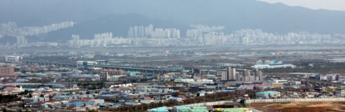 부산 강서구 대저동 연구개발특구 일대 모습. 정종회 기자 jjh@