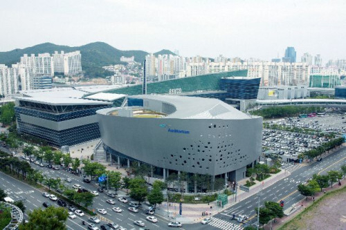 부산 해운대구 벡스코 전경. 부산일보DB