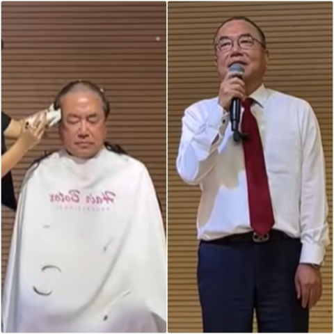 국힘 서범수 '삭발 읍소'…