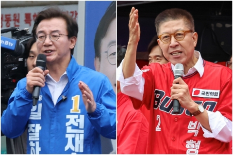 시장으로, 거리로, 역으로… 민심잡기 총력 [6·3 지방선거]