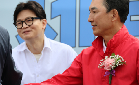 한동훈 'YS 정신' 앞세워 보수 정통성 승부…박민식은 당 공식 후보 부각
