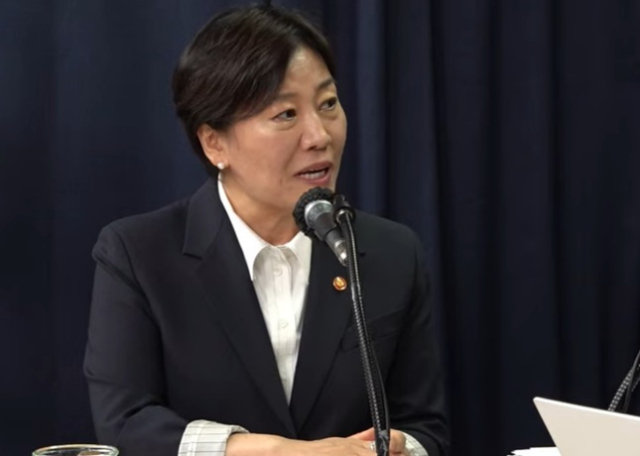 유튜브채널에 출연 중인 송미령 농식품부 장관. 유튜브 캡처
